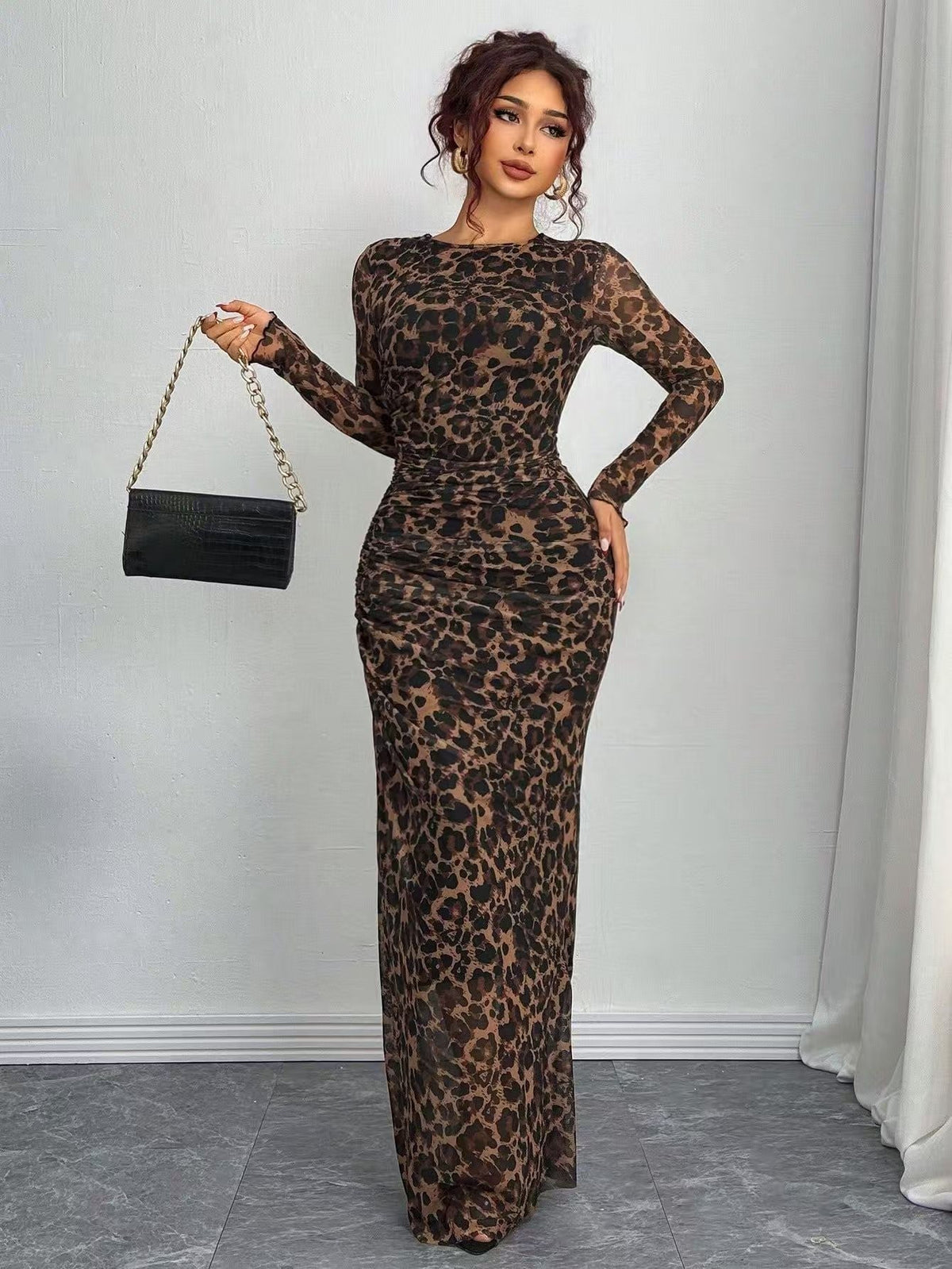 Lisbeth - Women's Maxi Printed Dress - photo 12