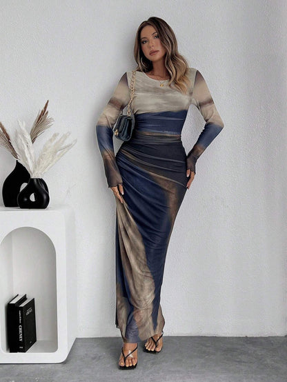 Lisbeth - Women's Maxi Printed Dress - photo 6