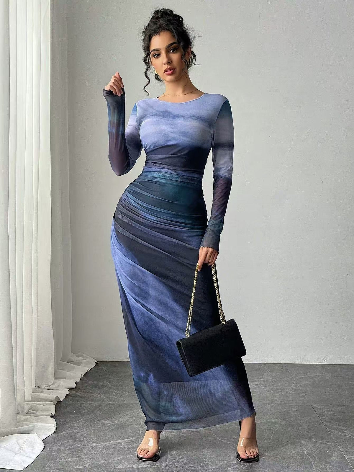 Lisbeth - Women's Maxi Printed Dress - photo 7