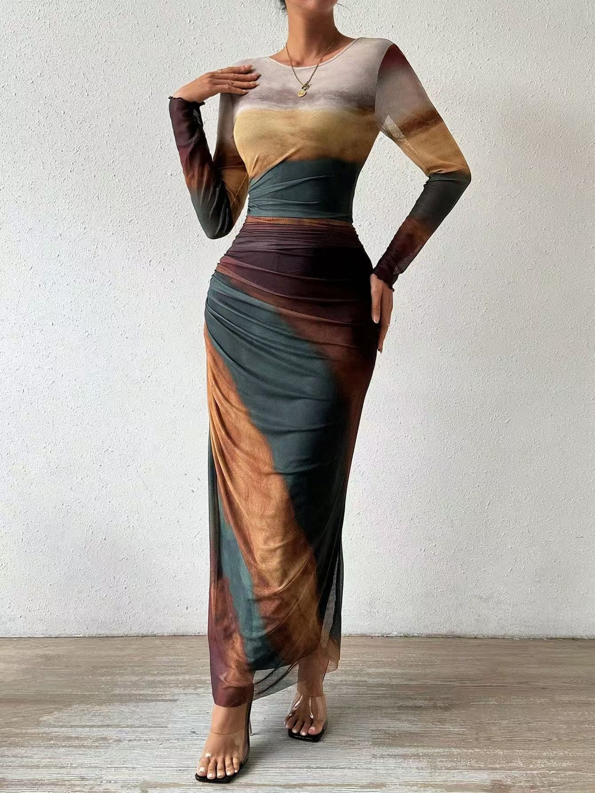 Lisbeth - Women's Maxi Printed Dress - photo 8