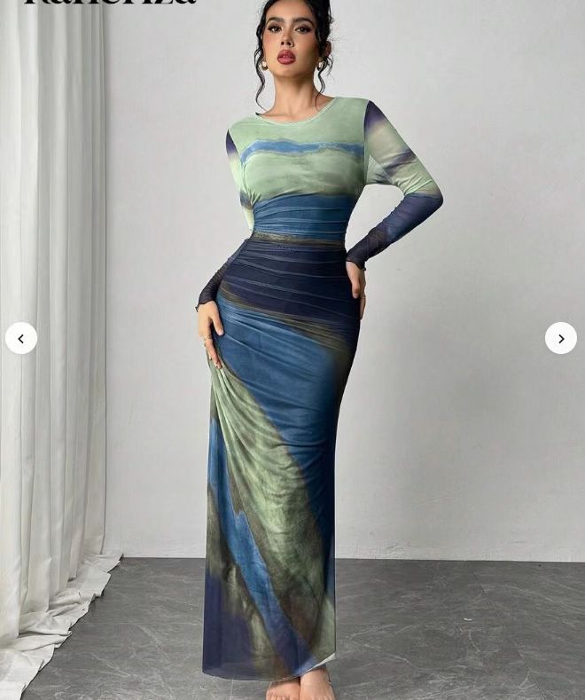 Lisbeth - Women's Maxi Printed Dress - photo 9