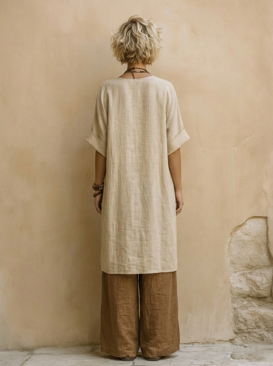 Estelle - Women's Relaxed Boho Three-Piece Set - photo 3
