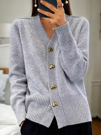 Opaline - Women's Relaxed V-Neck Cardigan - photo 5