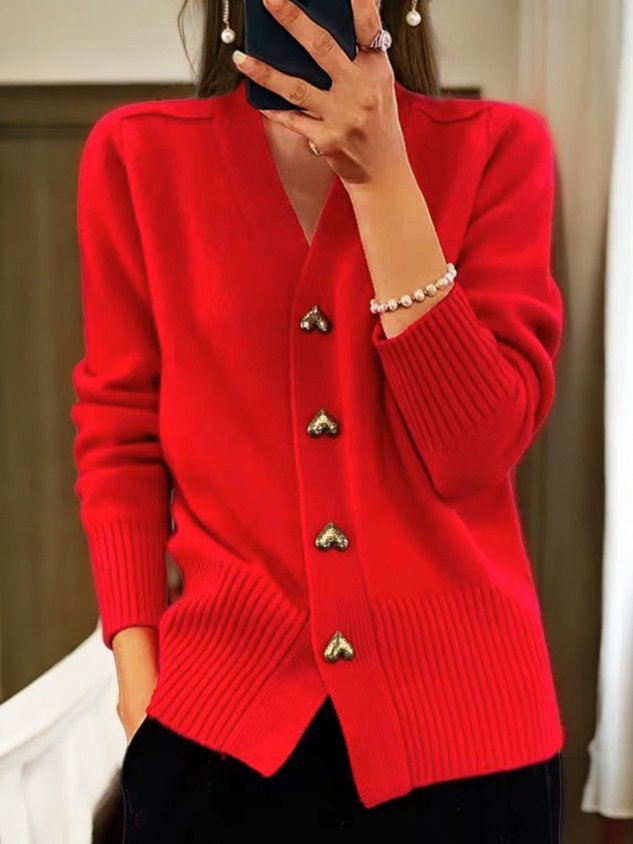 Opaline - Women's Relaxed V-Neck Cardigan - photo 6