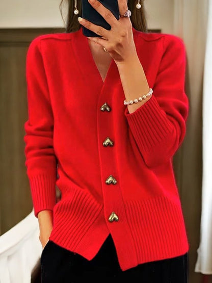 Opaline - Women's Relaxed V-Neck Cardigan - photo 6