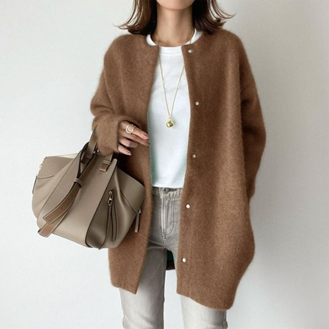 Opaline - Women's Relaxed Button-Up Cardigan - photo 5