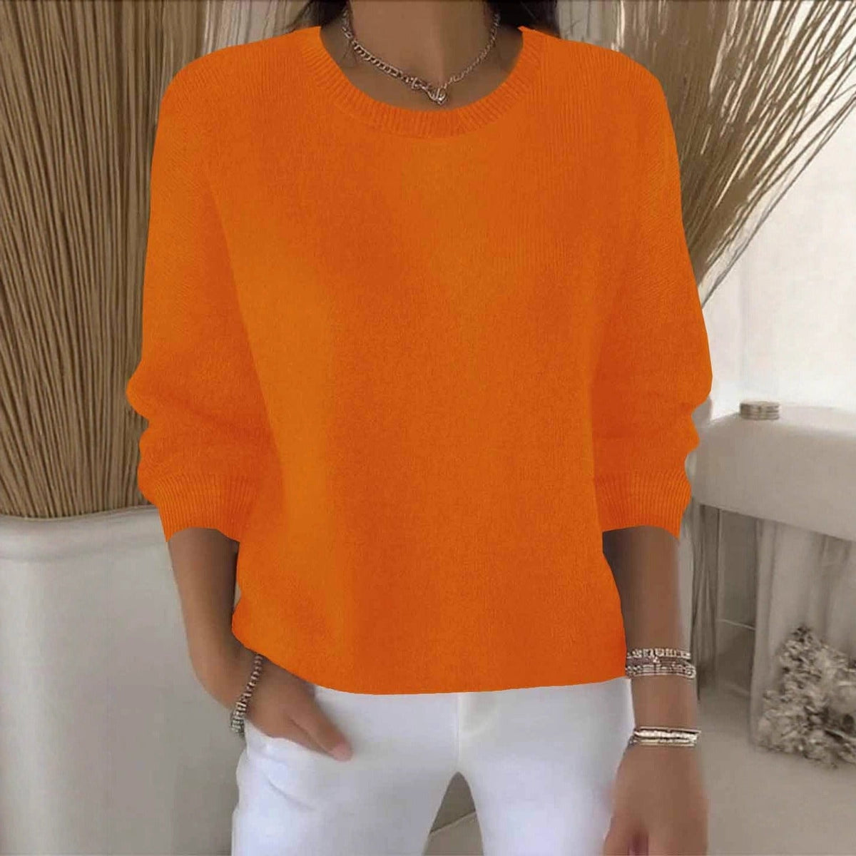 Una - Women's Relaxed Crew Sweater - photo 14