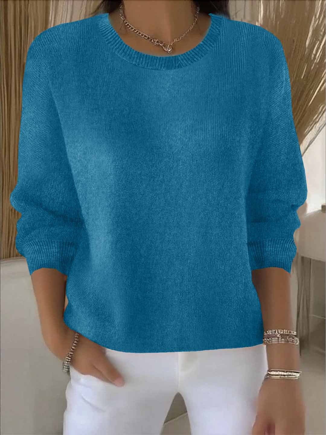 Una - Women's Relaxed Crew Sweater - photo 10