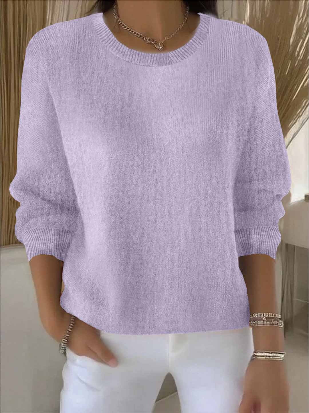 Una - Women's Relaxed Crew Sweater - photo 13