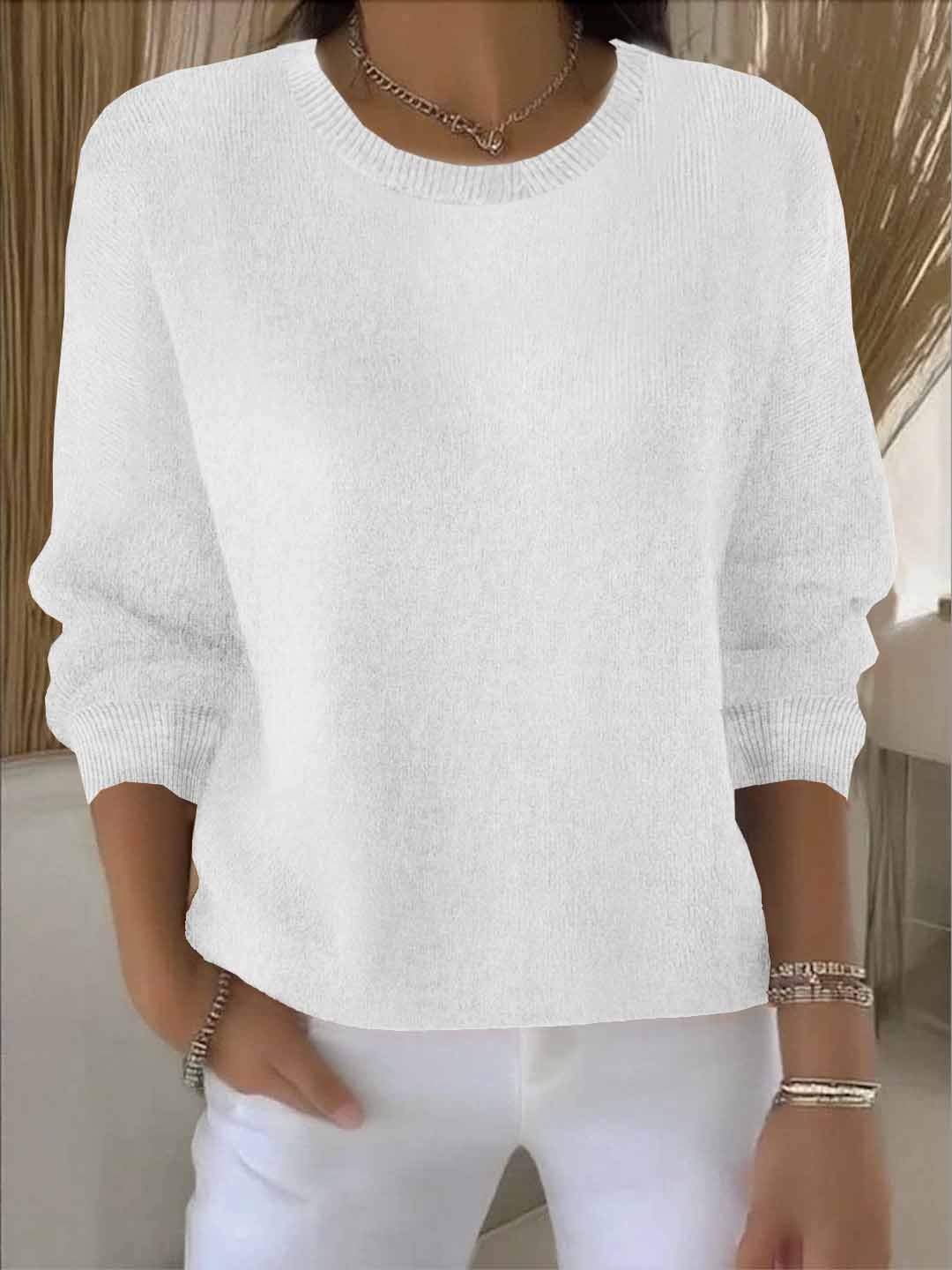 Una - Women's Relaxed Crew Sweater - photo 1
