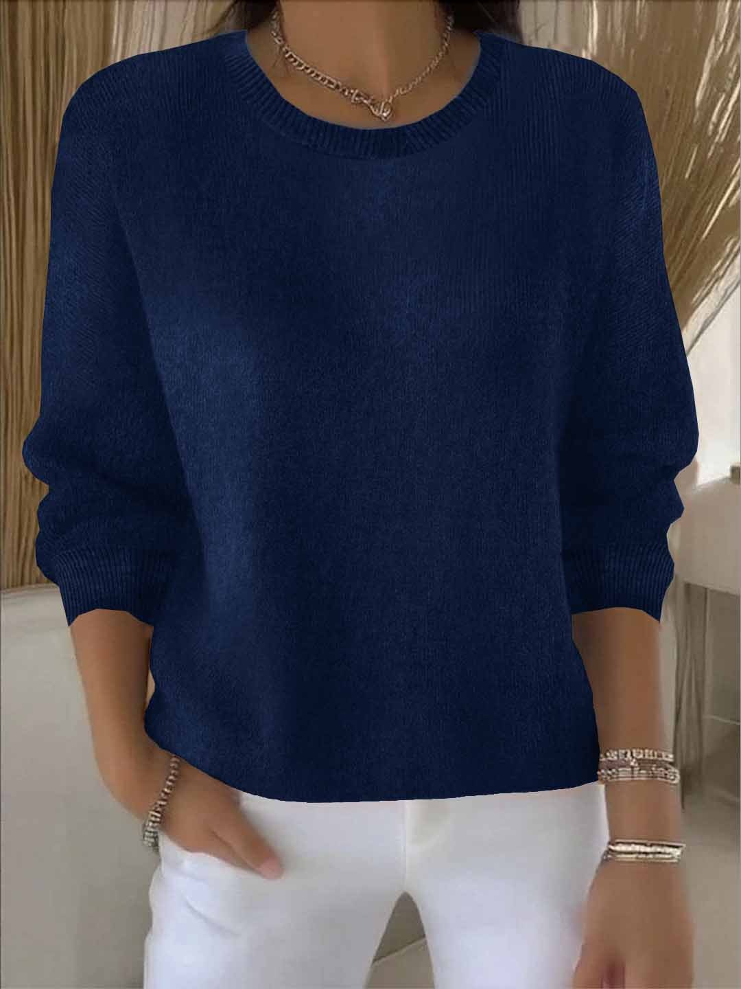 Una - Women's Relaxed Crew Sweater - photo 9