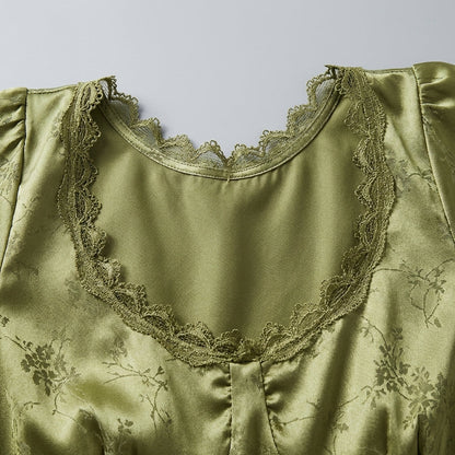 Tamsin - Women's Satin Jacquard Dress - photo 3