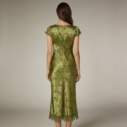 Tamsin - Women's Satin Jacquard Dress - photo 5