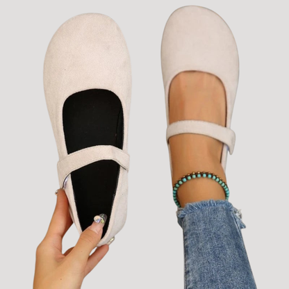 Greta - Women's Suede Buckles Shoes - photo 1