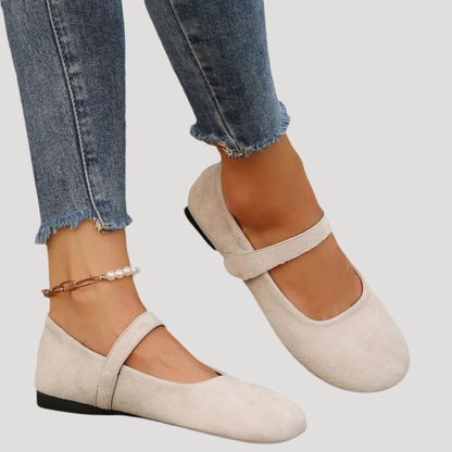 Greta - Women's Suede Buckles Shoes - photo 2
