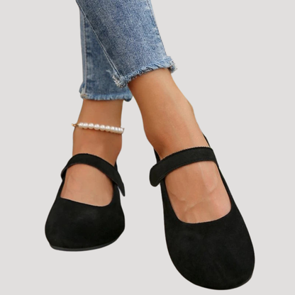 Greta - Women's Suede Buckles Shoes - photo 3