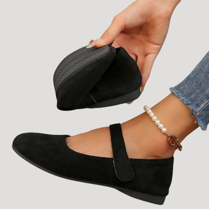Greta - Women's Suede Buckles Shoes - photo 4