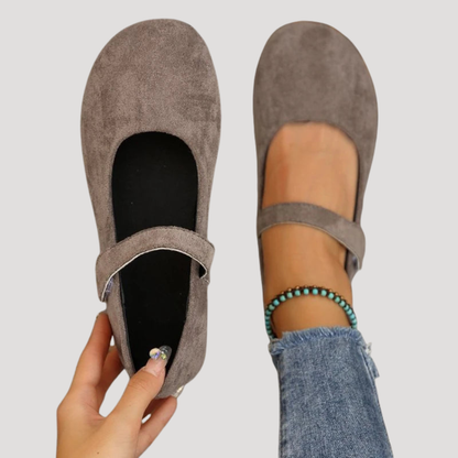 Greta - Women's Suede Buckles Shoes - photo 5
