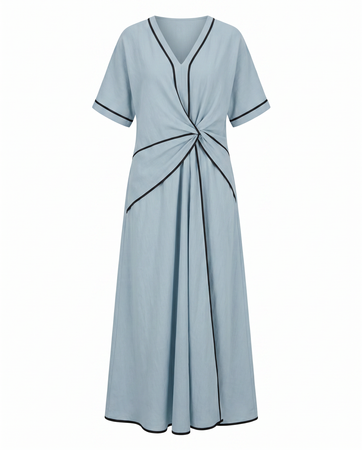 Colette - Women's Maxi V-neck Dress - photo 6