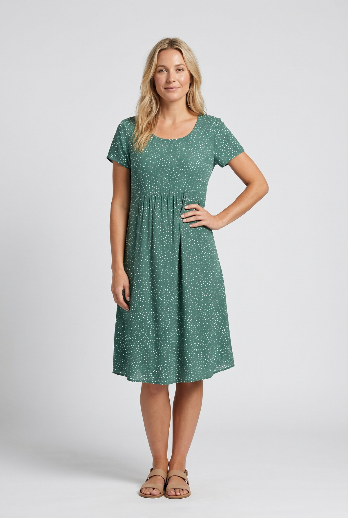 Primrose - Women's A-line Midi Dress - photo 2