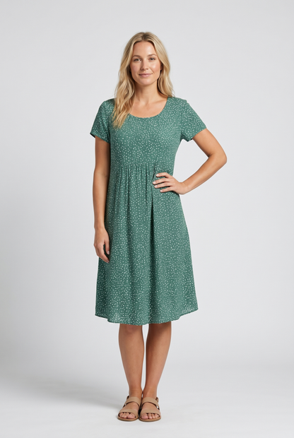 Primrose - Women's A-line Midi Dress - photo 2