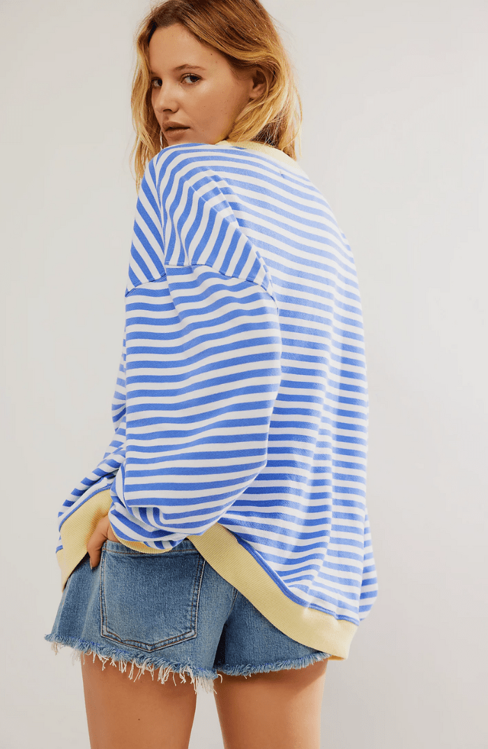 Janneke - Women's Striped Oversized Sweater - photo 11