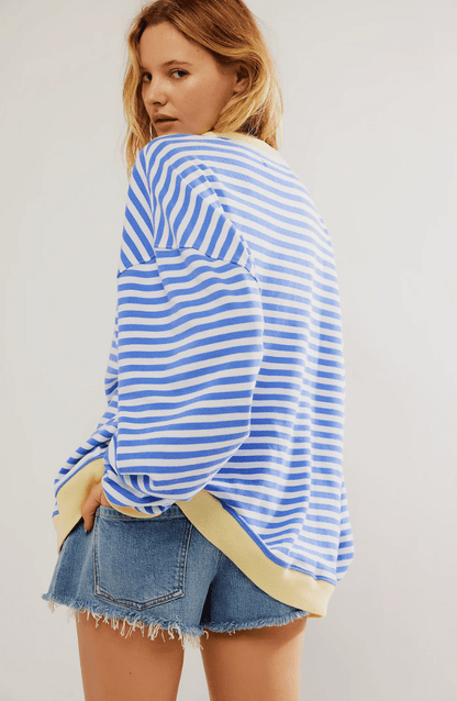 Janneke - Women's Striped Oversized Sweater - photo 11