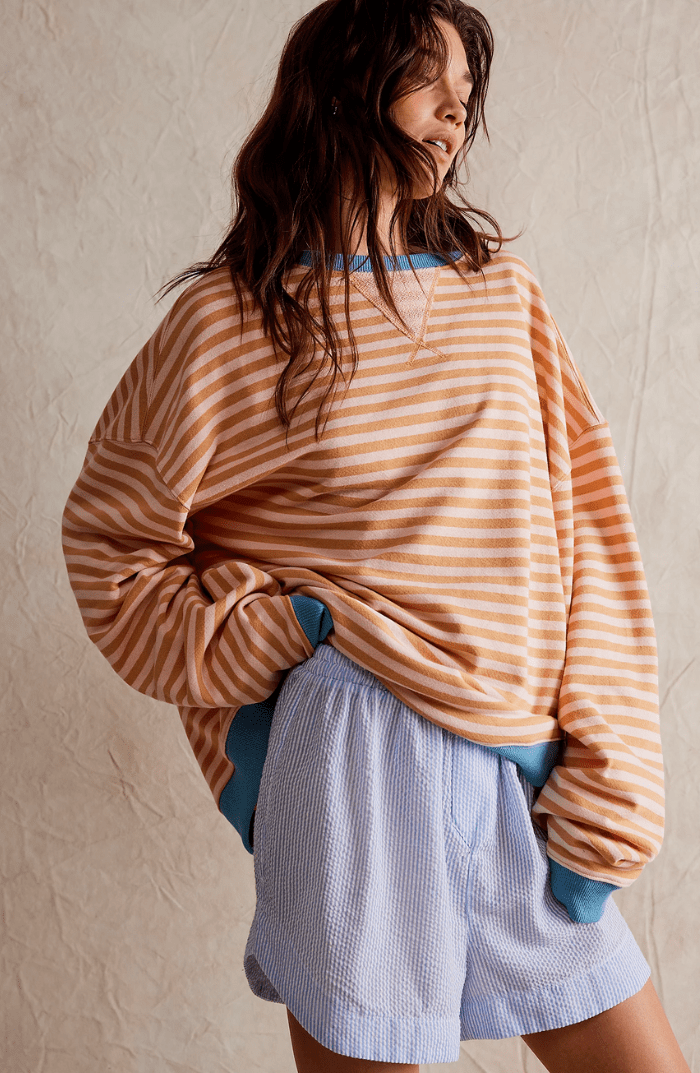 Janneke - Women's Striped Oversized Sweater - photo 4