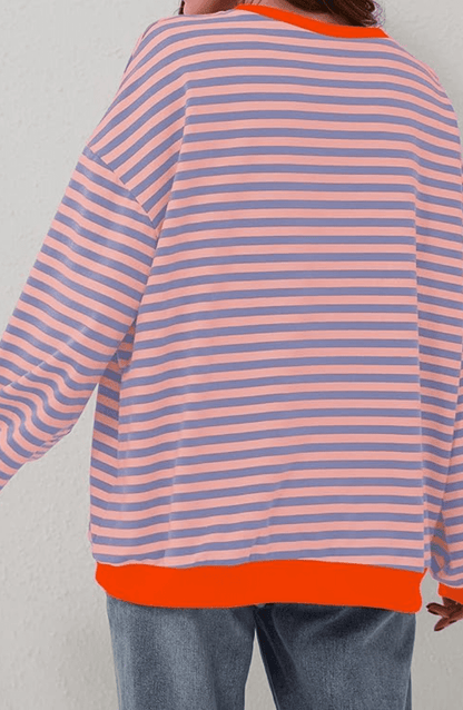 Janneke - Women's Striped Oversized Sweater - photo 9