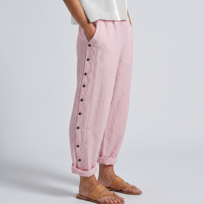 Isadora - Women's Long Striped Trousers - photo 5
