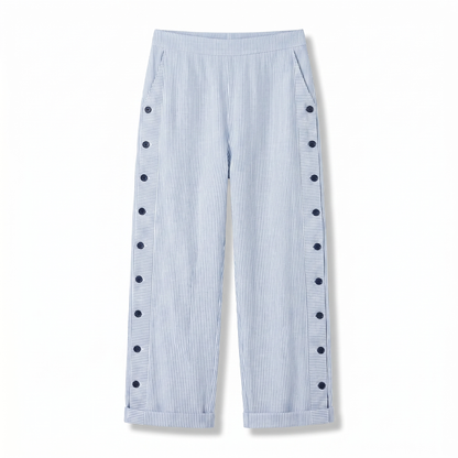 Isadora - Women's Long Striped Trousers - photo 6