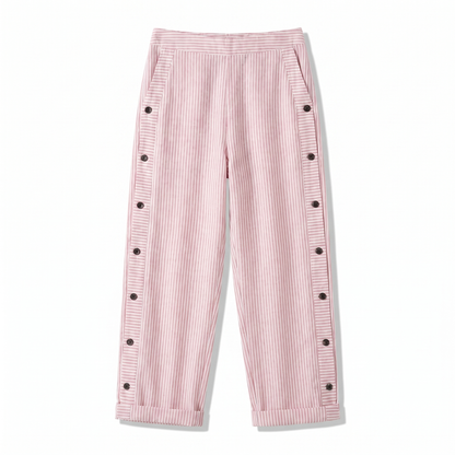 Isadora - Women's Long Striped Trousers - photo 7