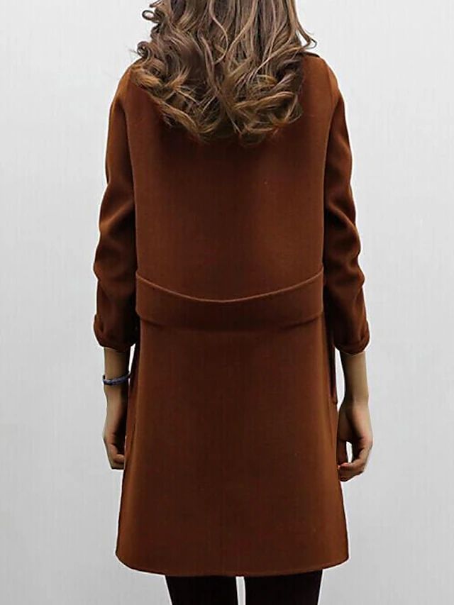 Fleur - Women's Thermal Double-Breasted Coat - photo 3