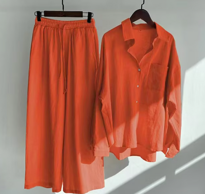 Liora - Women's Relaxed Elastic Two-Piece Set - photo 1