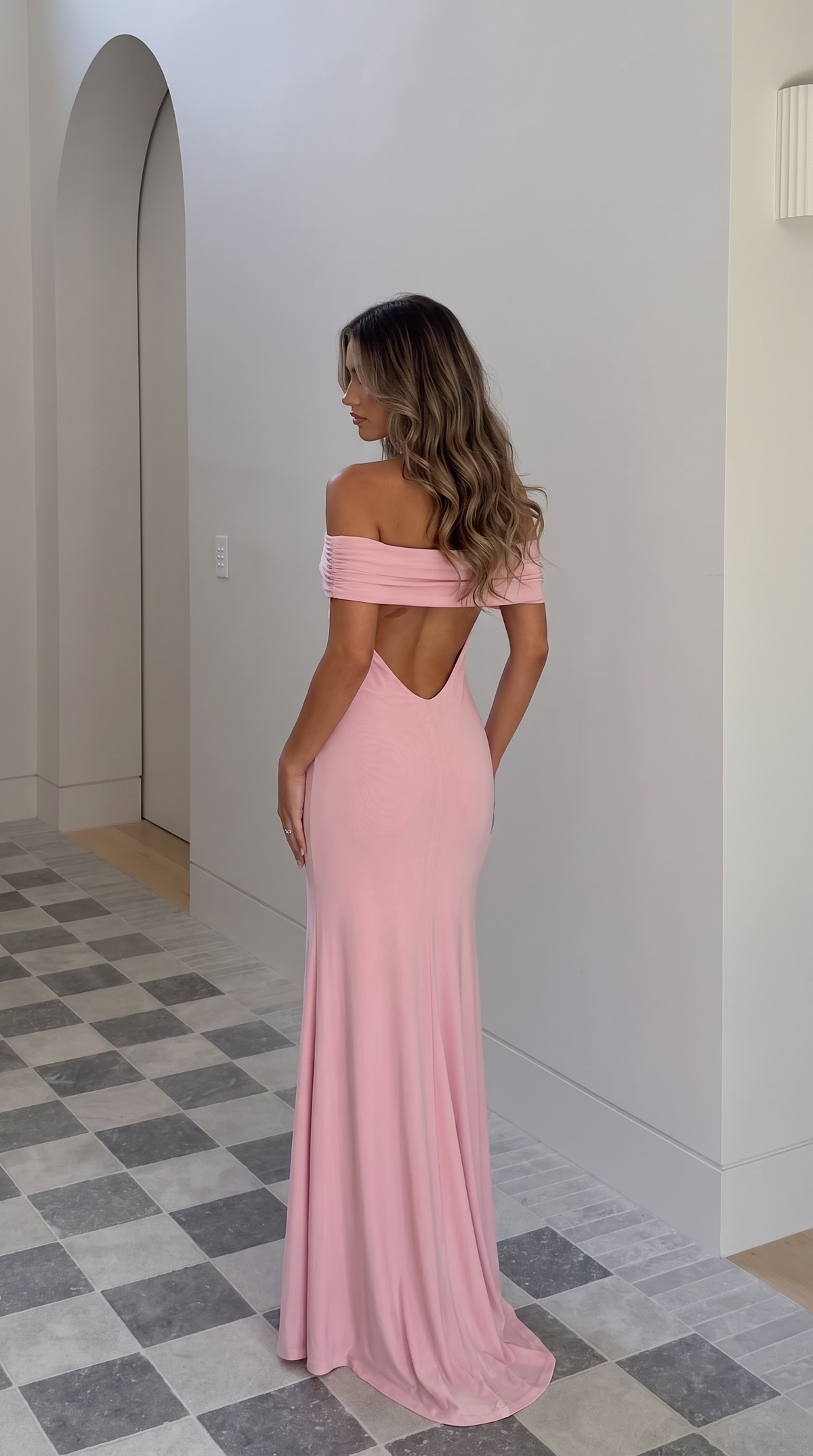 Lisbeth - Women's Off-Shoulder Ruffle Dress - photo 2