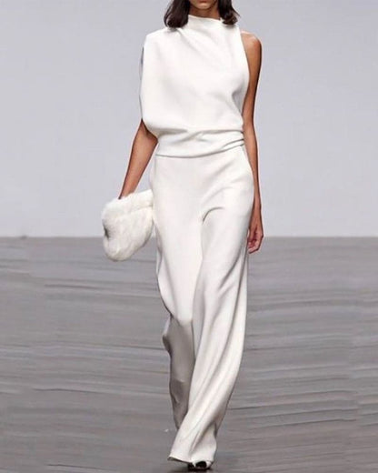 Eliane - Women's Asymmetric Jumpsuit - photo 1