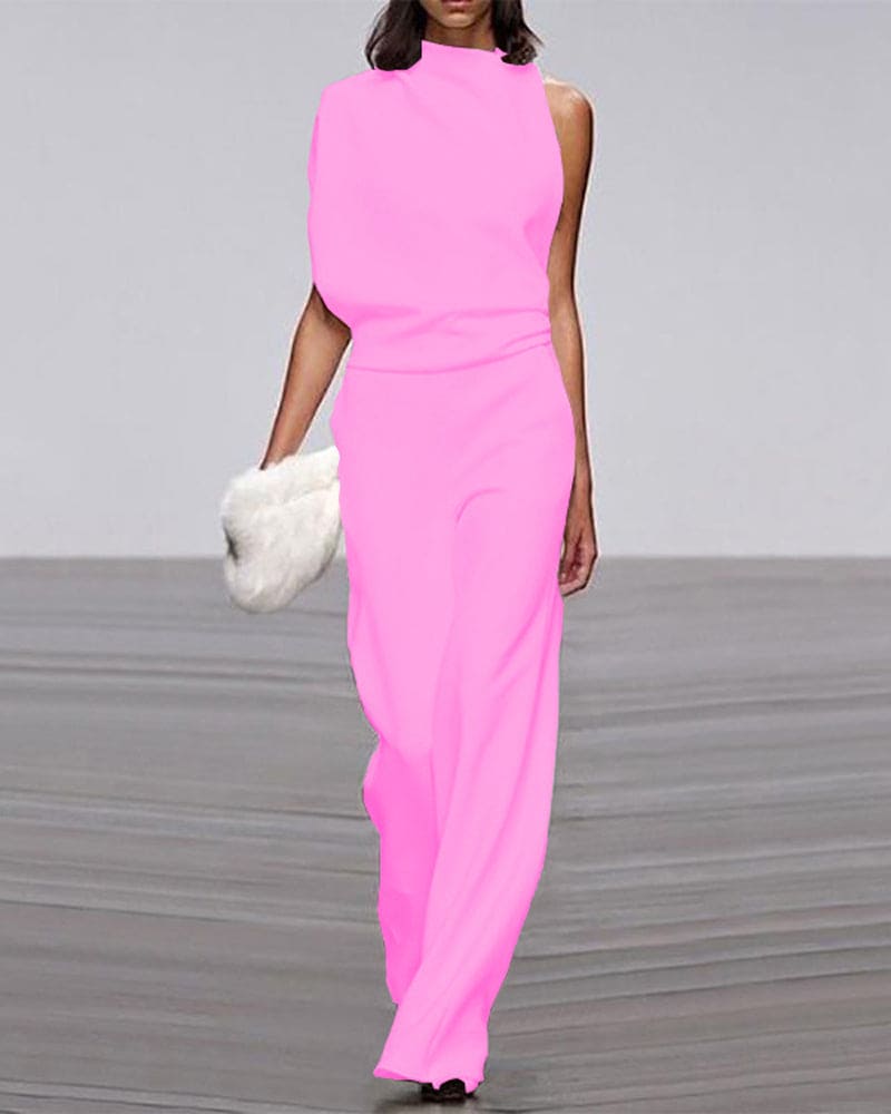 Eliane - Women's Asymmetric Jumpsuit - photo 5