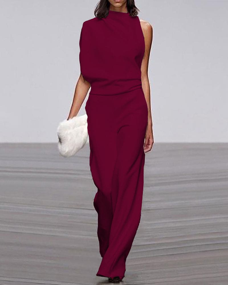 Eliane - Women's Asymmetric Jumpsuit - photo 6