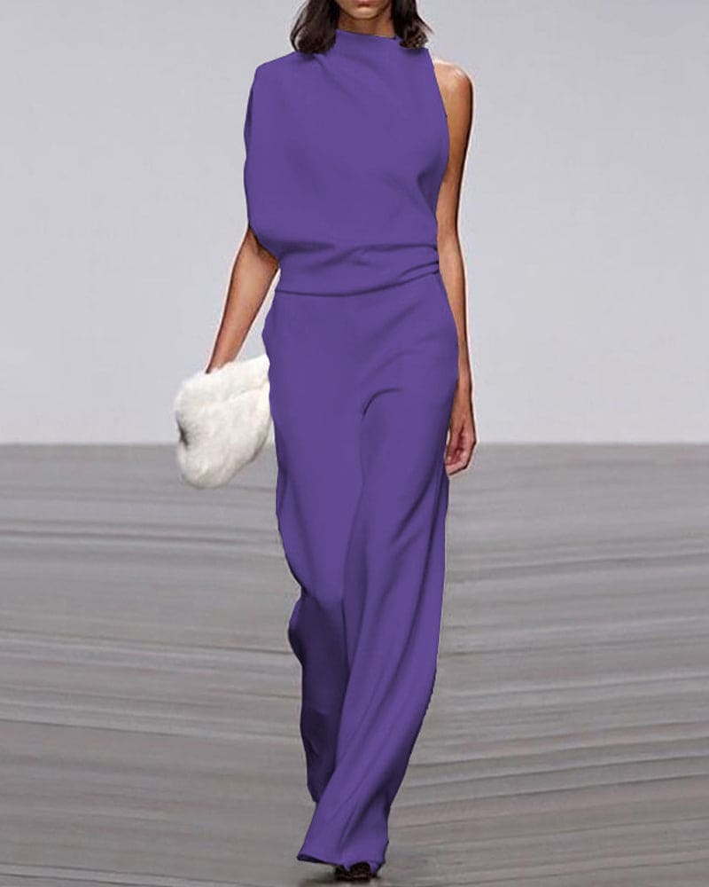 Eliane - Women's Asymmetric Jumpsuit - photo 7