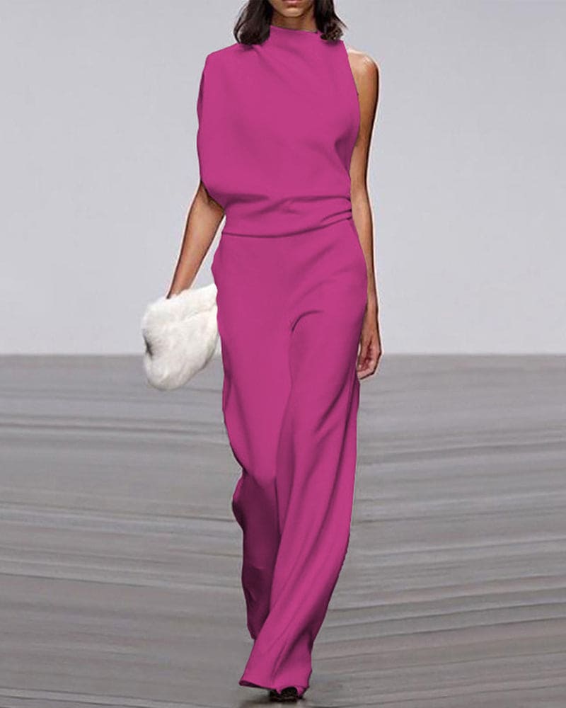 Eliane - Women's Asymmetric Jumpsuit - photo 9