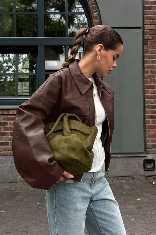 Opaline - Women's Relaxed Biker Jacket - photo 2