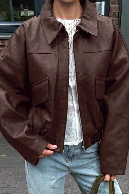 Opaline - Women's Relaxed Biker Jacket - photo 5