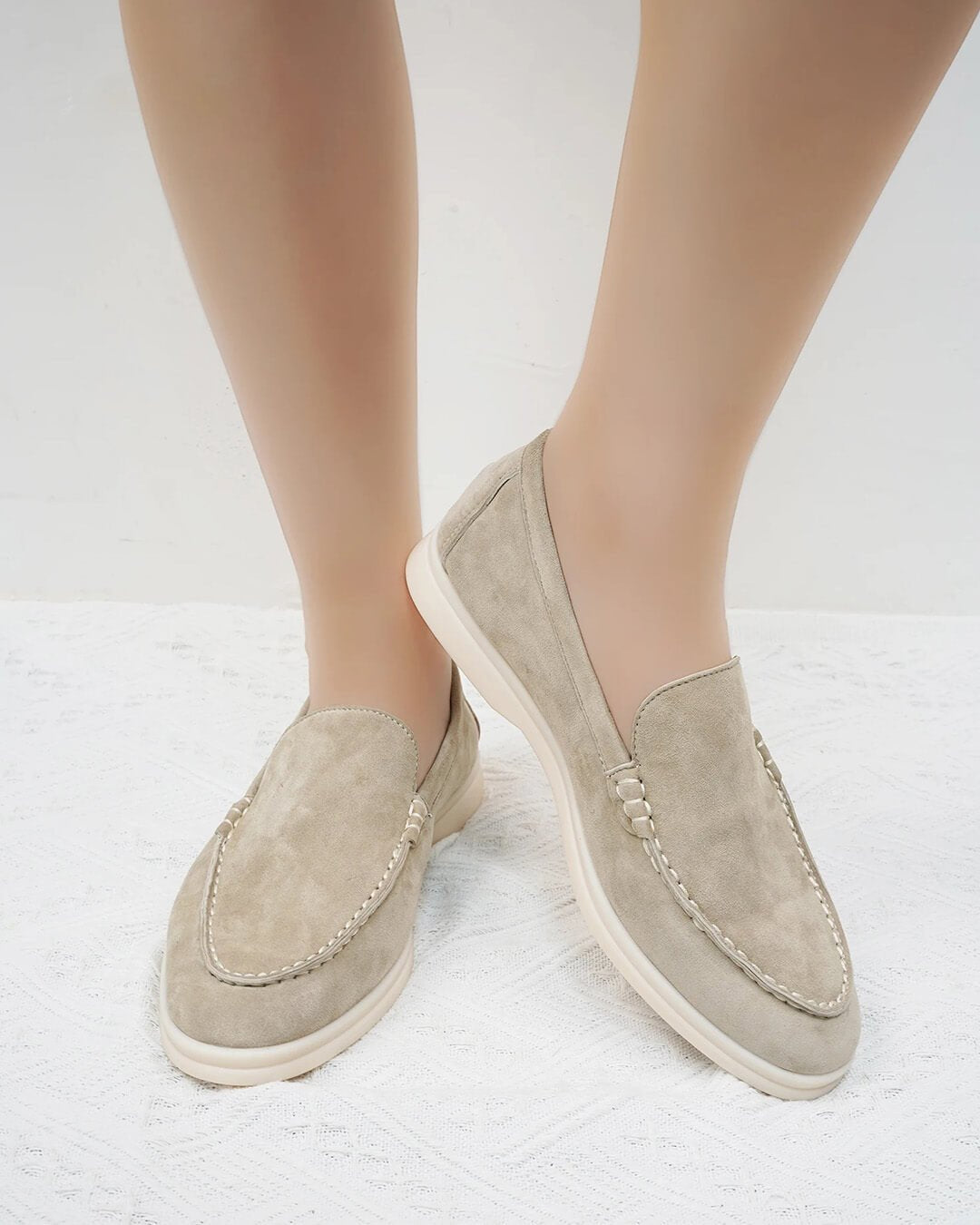 Zora - Women's Suede Slip-on Shoes - photo 12