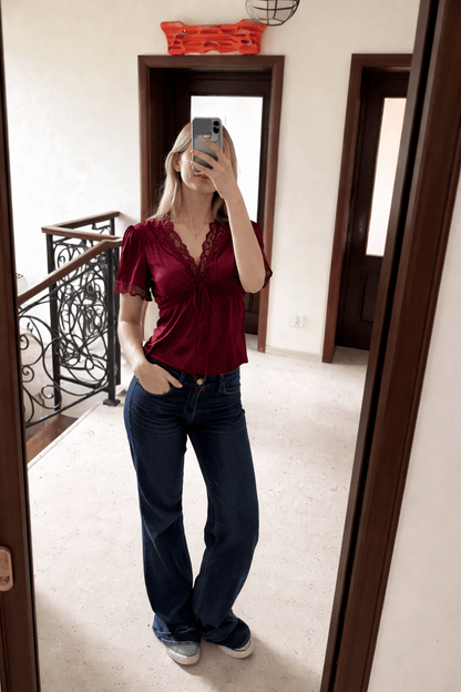 Ilaria - Women's Silk Relaxed Blouse - photo 11